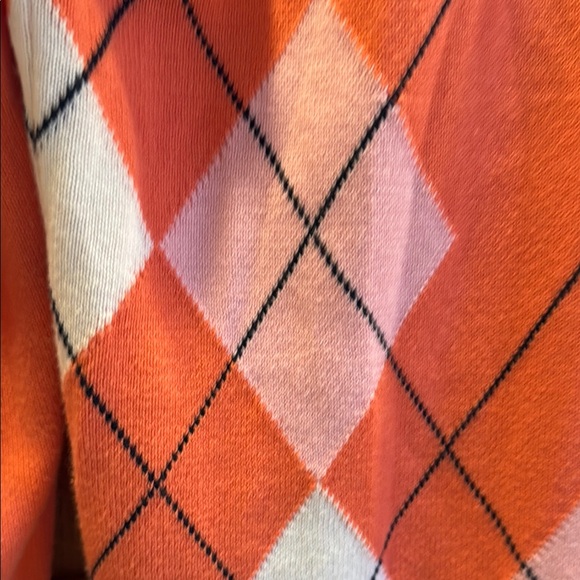 Lilly Pulitzer v-neck argyle sweater - Picture 5 of 6